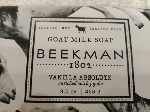 Beekman 1802 Vanille Absolute Ziegenmilch Seife angereichert mit Jojoba 9oz - Bild 2 von 4