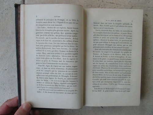 Histoire de JOAO DE BRITTO missionnaire jésuite portugais du Maduré, 1853. - Picture 6 of 21