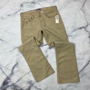 tan bootcut pants
