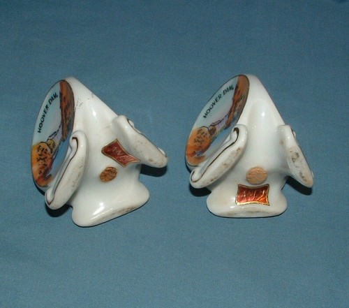 VINTAGE NEVADA SOUVENIR PEPITA DORATA SALE E PEPE SHAKER - GIAPPONE - USATO - Foto 4 di 4