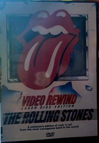 The Rolling Stones Video Rewind Laserdisc RARE Mick Jagger