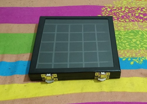 EDELSTEIN Diamant Display Aufbewahrung Top Qualität Lederbox mit 25 Kunststoffboxen - Bild 7 von 12