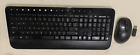 Microsoft 1477 X823055-0001 Black Wireless 2000 Qwerty Keyboard, Usb & Mouse