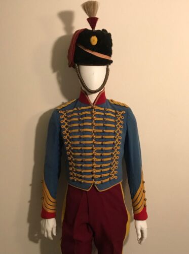 Antike britische Empire Charge of Light Brigade königliche Husaren Kavallerie Tunika Jacke - Bild 5 von 9