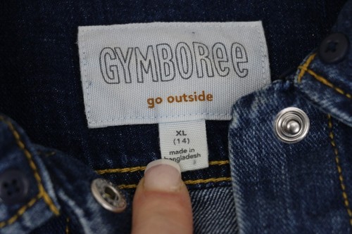 Gymboree Youth Girls Medium Wash Denim Faded Jean Jacket Youth Size XL 14 - Picture 6 of 9