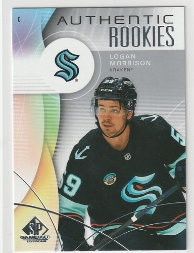 2024-25 UPPER DECK SP GAME USED AUTHENTIC ROOKIES #214 KRAKEN - LOGAN MORRISON