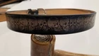 Belt Leather Handmade 1 1/2" wide Skulls