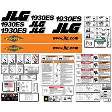 Decal Kit for JLG 1930ES PRO-FIT Sticker Kit 1930 Scissor Lift + Danger Warning