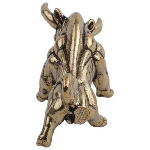 Adorno de latón para el hogar oficina cobre puro estatua retro accesorios animales - Imagen 12 de 20