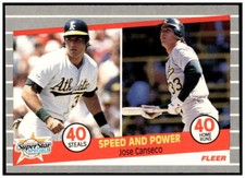 1989 Fleer #628 Jose Canseco NM