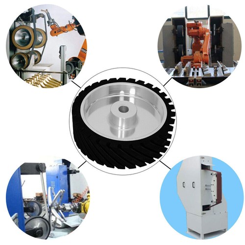 12 Zoll Schleifer Schleifer Kontaktscheiben flache Gummischeibe für Bandschleifer Schleifen - Bild 3 von 6