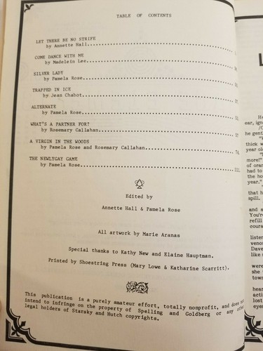 Starsky & Hutch Fanzine "Trace Elements" 1982 prima collezione SLASH - Foto 3 di 5
