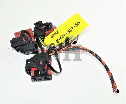9664055780 Citroen Peugeot ECU BSM 3x/ Set Grey Brown Black Socket Connection - Picture 3 of 3