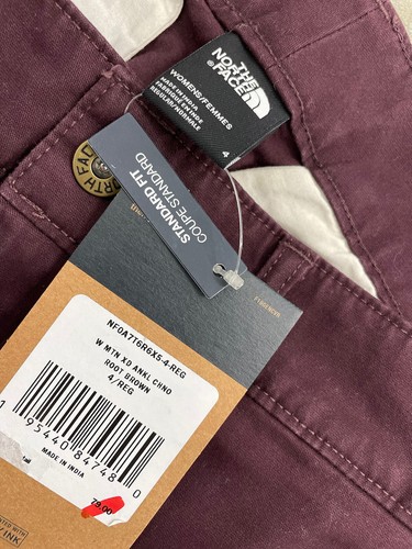 The North Face Motion Xd Ankle Chino Pant Womens Size 4 Regular Root Brown New - Picture 4 of 4