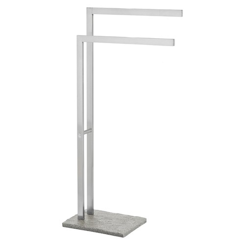 ACCESSORI BAGNO PIANTANA PORTA SALVIETTE ASCIUGAMANI E/O SCOPINO ROTOLO GRANIT - Foto 3 di 7