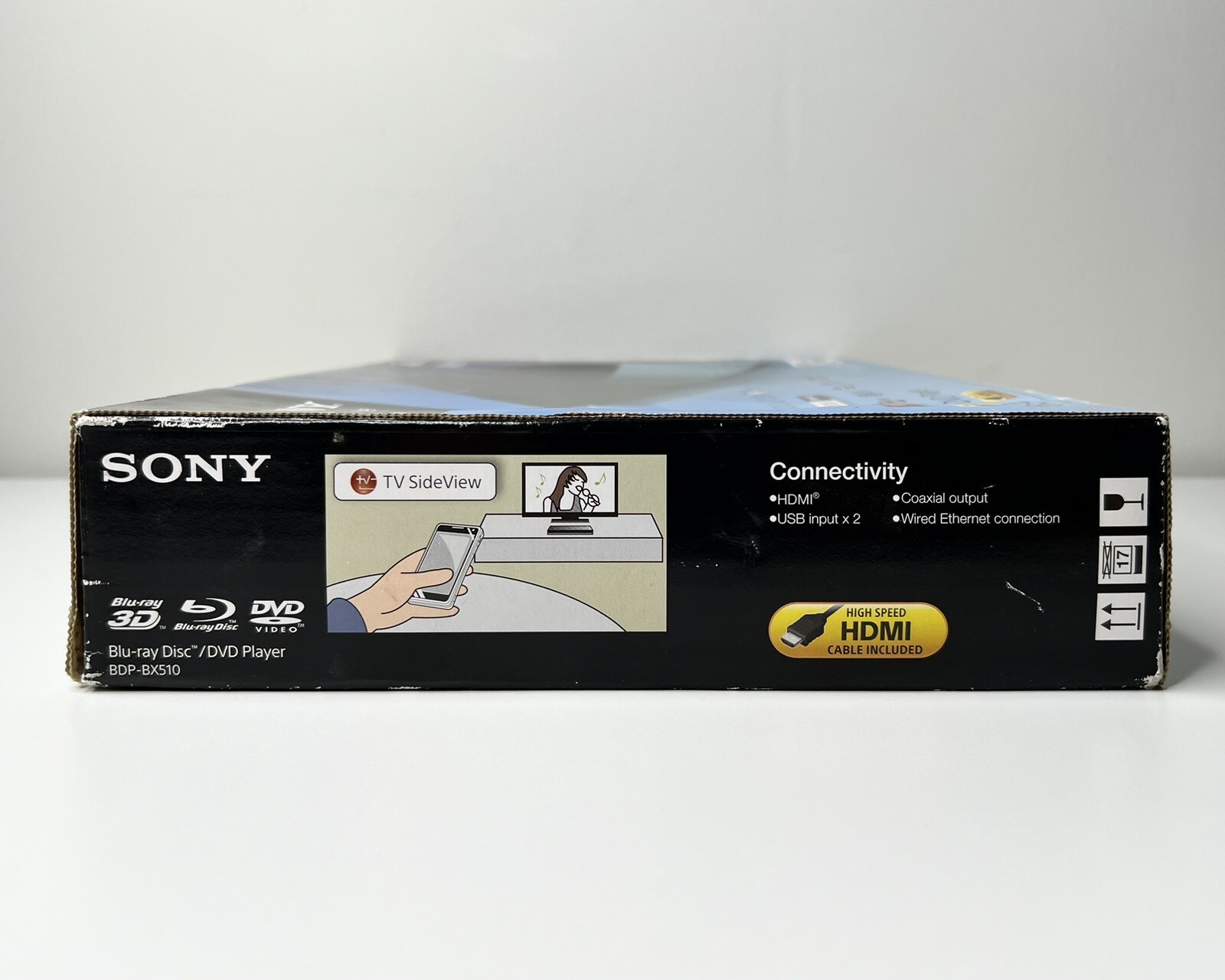 Sony 3D Blu Ray DVD Player 1080p Wireless LAN BDPBX510 Black FACTORY