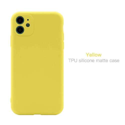 Coque iPhone 15 14 13 12 11 Pro Silicone Antichoc Mat+Protection Verre trempé - Zdjęcie 26 z 27