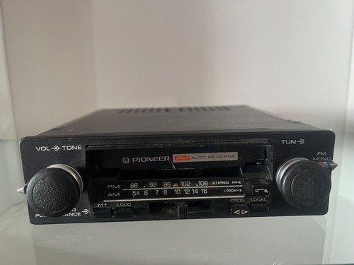 🔴 PIONEER autoradio STEREO 7 autoreverse anni 1980 RARO VINTAGE - Picture 2 of 6