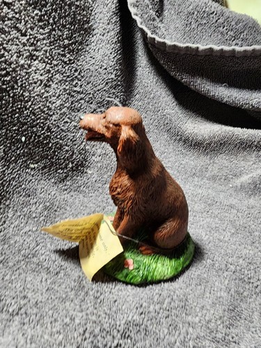 Vintage Charmstone Irish Setter by Earl Sherwan Cold Cast Marble NIB - Bild 6 von 10