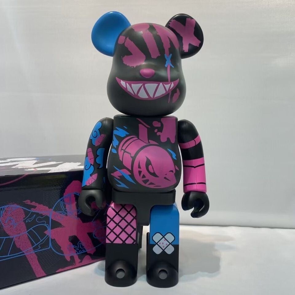 League of Legends Arcane Jinx Building Block Bearbrick