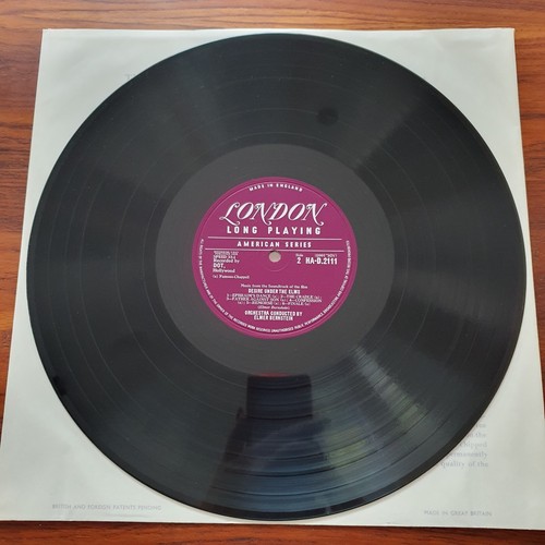 VINYL DESIRE UNDER THE ELMS Bernstein SOUNDTRACK LONDON HA-D 2111 UK 1958 LP EX - Bild 4 von 5