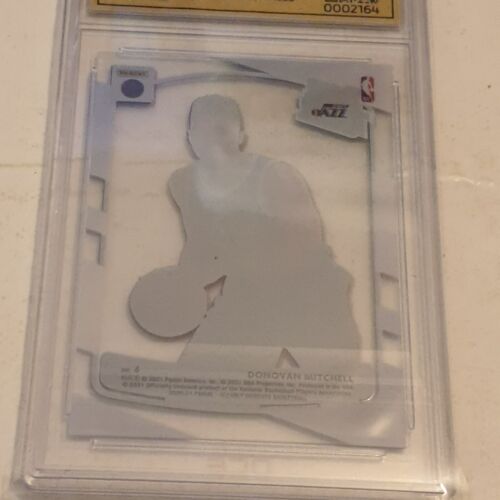 DONOVAN MITCHELL - 2017-18 Donruss Clearly RATED ROOKIE / RC - OCE 10 PRISTINE - Picture 5 of 5