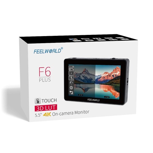 FEELWORLD F6 PLUS 5.5 Inch 3D LUT Touch Screen DSLR Camera Field Monitor IPS FHD - Picture 12 of 13