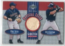 A2208- 2001 UD Gold Handschuhe Offizielles Ausgabe Spiel # Oink Phil Nevin Ryan