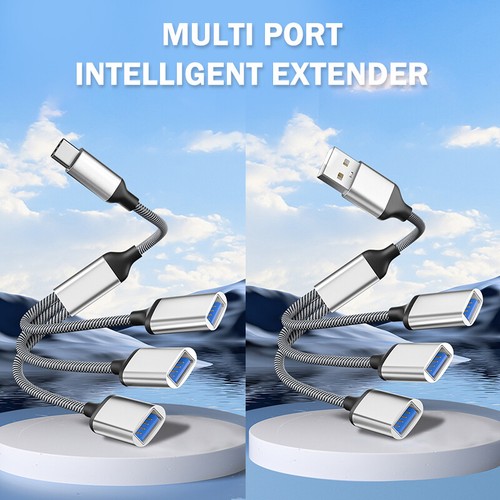 3in1 USB Type-C OTG Adapter Data Transmission Charger Cable For Phone Tablet Hub - Photo 12/22