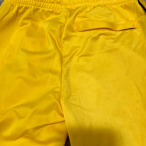 Kappa 6 Youth Sneek Man Track Stripe Logo Joggers Sweatpants Yellow Streetwear - Picture 5 of 13