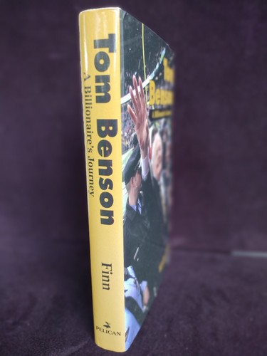 Tom Benson a Billionaire's Journey, by Kathy Finn, 2017 ed, SIGNED, DJ, V-GOOD - Picture 2 of 6