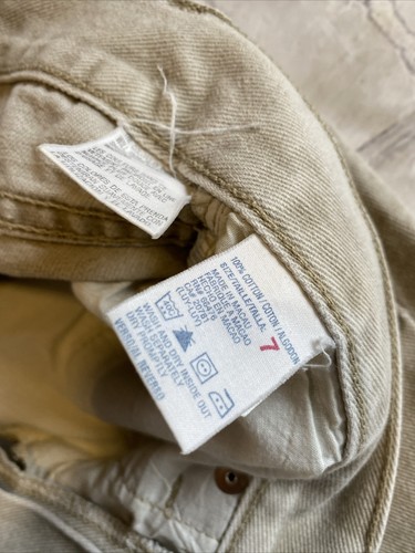 Tommy Hilfiger Tommy Jeans Women's Size 7 Tan /Beige Jeans Denim Vintage 90s - Picture 12 of 16