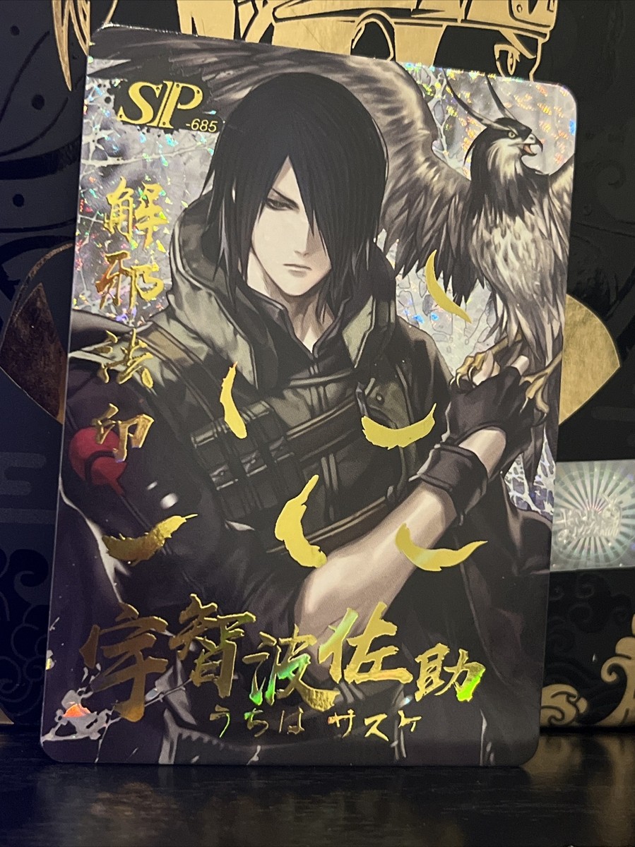 NEW SP Naruto Trading Card Beautiful Super Rare - UCHIHA
