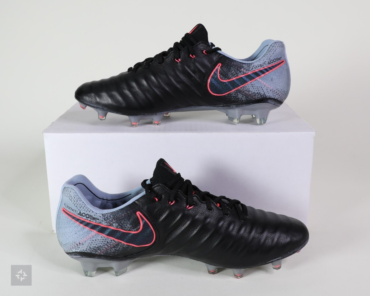 Nike Tiempo Legend VII (7) FG Grey Black Soccer Cleat Mens Nike Tiempo Legend VII (7) FG Grey Black Soccer Cleat Mens