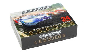 Scalextric-Legends-C3893A-50-Years-of-Ford-at-LeMans-2-Car-Set-MIB-New