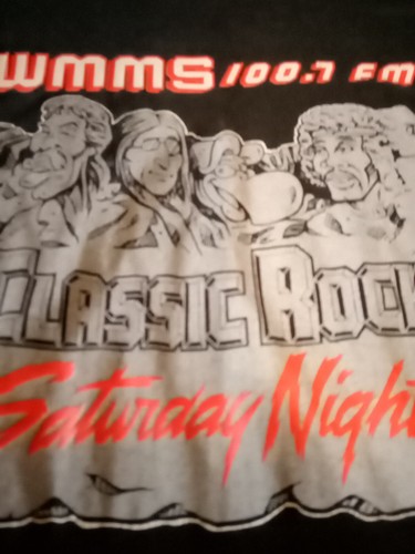 Vintage WMMS 100.7 FM Classic Rock Saturday Night XL Size T-shirt Cleveland,Ohio - Picture 4 of 24