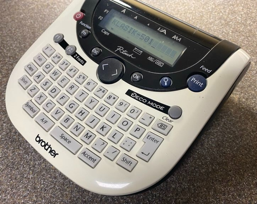 Brother PT-1290 P-Touch Label Printer ~ Unit No 1 ~ LQQK - Picture 16 of 19