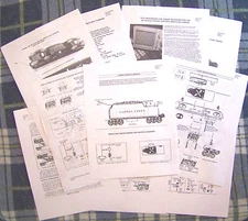 Lionel #4671W Electronic Control Whistling Tender Service/Receiver Tuning Manual