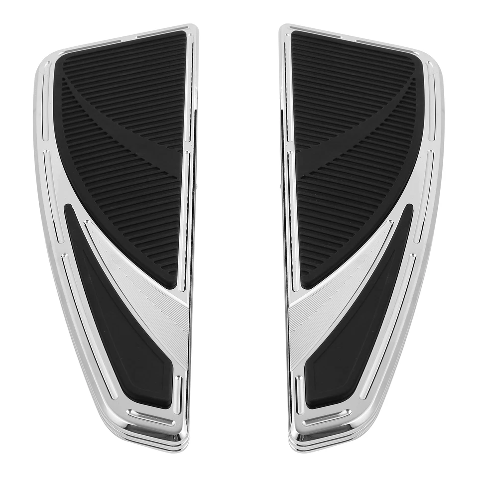 Kit de rodapés de motorista estilo piloto Chrome Venoms serve para Harley Touring Softail - Imagem 2 de 4