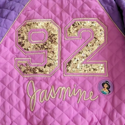 Disney Jasmine Bomber Jacket Size 7/8 - Picture 11 of 11