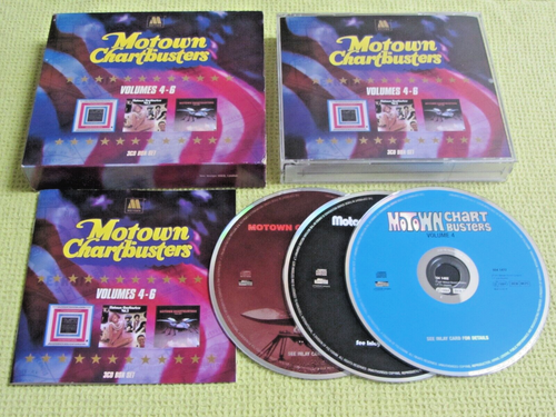 Soul CD collection Motown Chartbusters Volumes 1-3, 4-6 Marvin Gaye 11 CD Albums - Picture 2 of 3