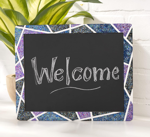 Double Sided Framed Chalkboard, 8.5"X10.5", 1 Pack - Picture 4 of 7