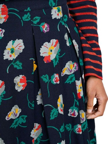 Womens Seasalt Photo Album Skirt In Gouache Floral Dark Night - UK 10 - BNWOT - Picture 3 of 4