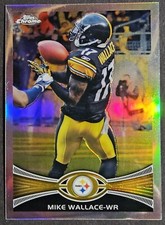 2012 Topps Chrome Refractor #170 Mike Wallace Pittsburgh Steelers