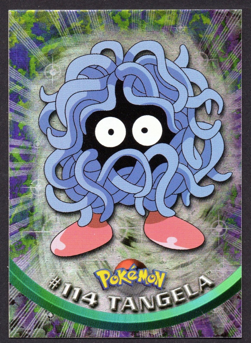 TANGELA CARD #114 POKEMON TRADING CARD COLLECTION TOPPS 1999-2000 HOLO /  FOIL | eBay