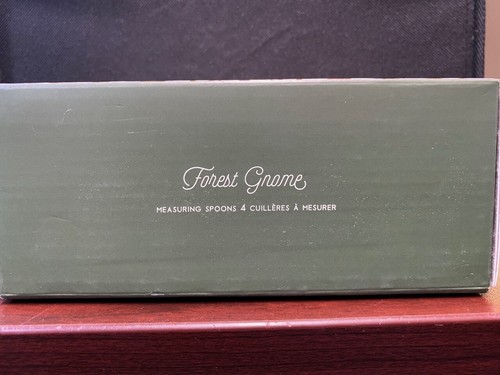 New Pottery Barn 1 Set Each Forest Gnome Stoneware Measuring Cups & Spoons NIB - Picture 4 of 12