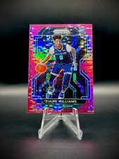 💗2021-22 Panini Prizm #313 Ziaire Williams Pink Pulsar /42 Rookie RC SSP