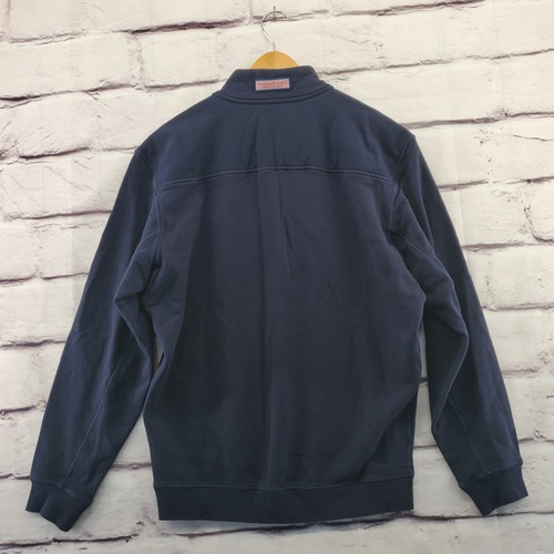 Edmonton Oilers Jacket Mens Large Half Zip Embroidered NHL Blue Vineyard Vines - Picture 5 of 10