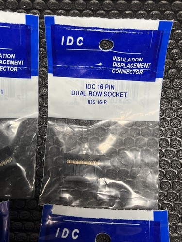 IDC 16-Pin (2x8) Female Dual Row Socket Connector for Ribbon Cable, IDS-16-P - Picture 7 of 10