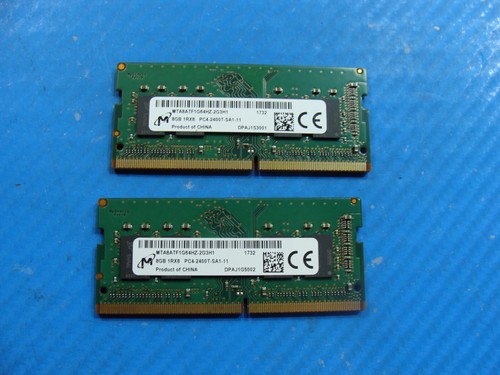 Dell 17 R4 Micron 16GB (2x8GB) PC4-2400T Arbeitsspeicher RAM SO-DIMM MTA8ATF1G64HZ-2G3H1 - Bild 1 von 2